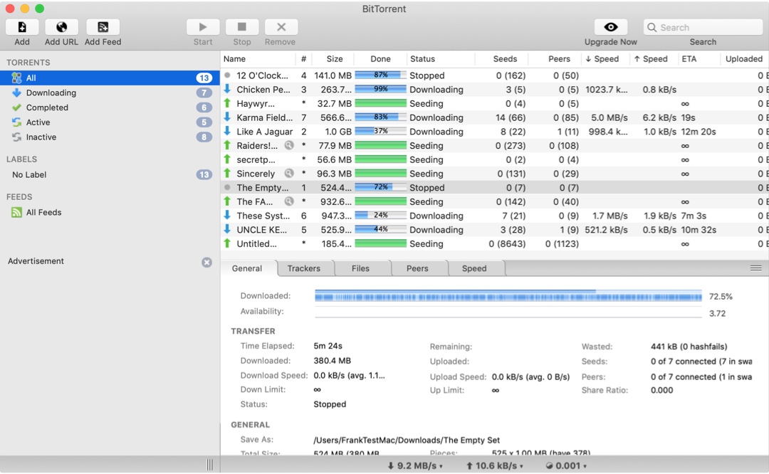 torrent client for mac 10.3.9