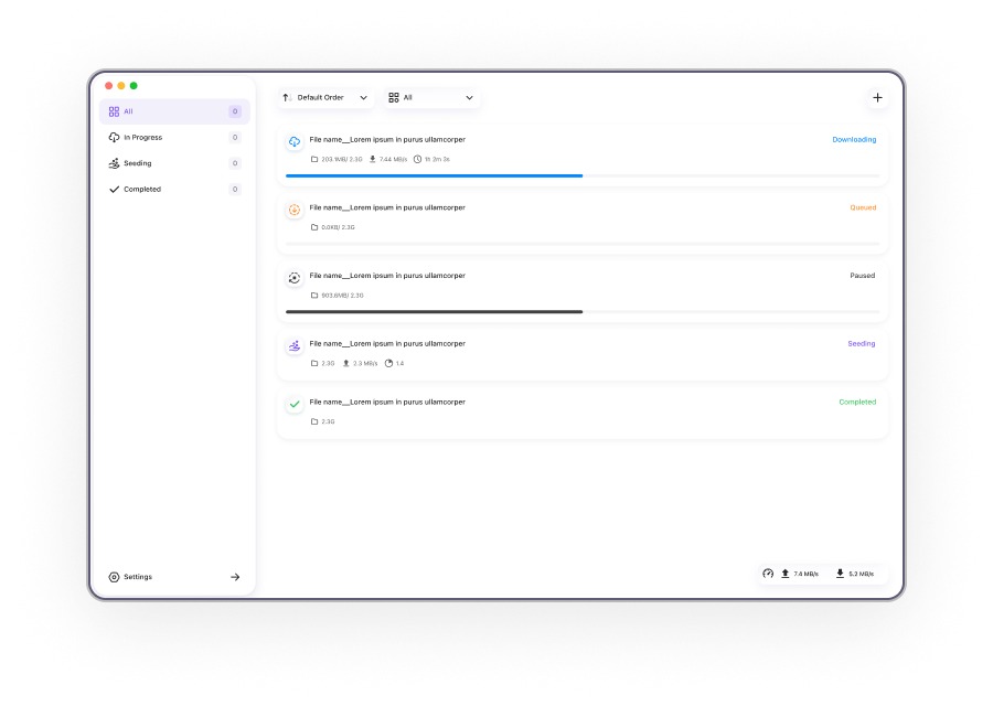 BitTorrent Neo Screenshot